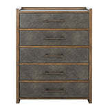 Newent Dark Walnut Chest w/ ASTM - Ornate Home