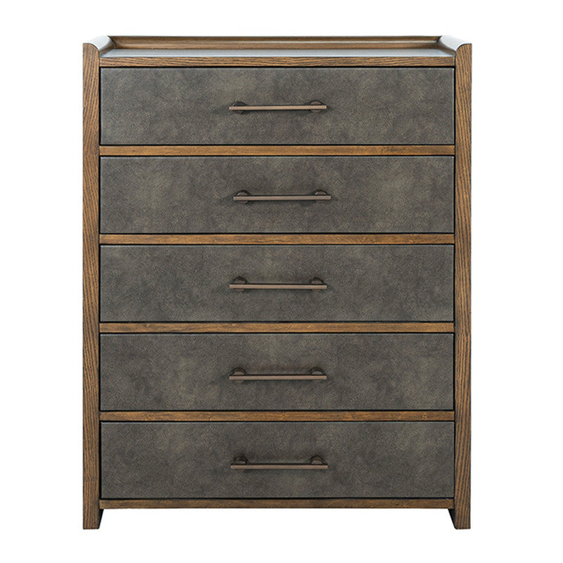 Newent Dark Walnut Chest w/ ASTM - Ornate Home