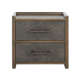 Newent Dark Walnut Nightstand - Ornate Home