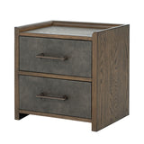 Newent Dark Walnut Nightstand - Ornate Home