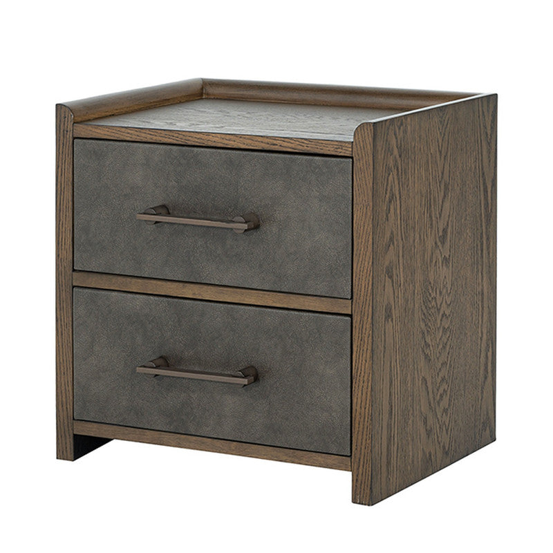 Newent Dark Walnut Nightstand - Ornate Home
