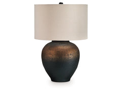 Newgerhard Brown/Black Metal Table Lamp (1/CN) - Ornate Home