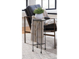 Newgoren Clear/Black Accent Table - Ornate Home