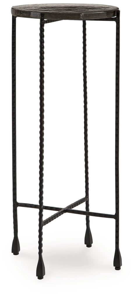 Newgoren Clear/Black Accent Table - Ornate Home