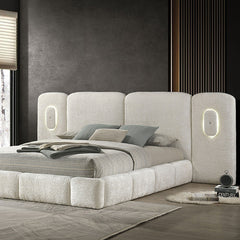Newhaven Ivory White E.King Bed - Ornate Home