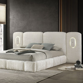 Newhaven Ivory White Queen Bed - Ornate Home