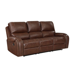 Newnan Brown Double Reclining Sofa - Ornate Home
