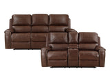 Newnan Brown Sofa & Loveseat - Ornate Home