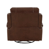 Newnan Brown  Swivel Glider Reclining Chair - Ornate Home