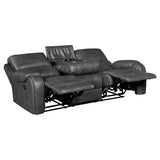 Newnan Gray Double Reclining Sofa - Ornate Home
