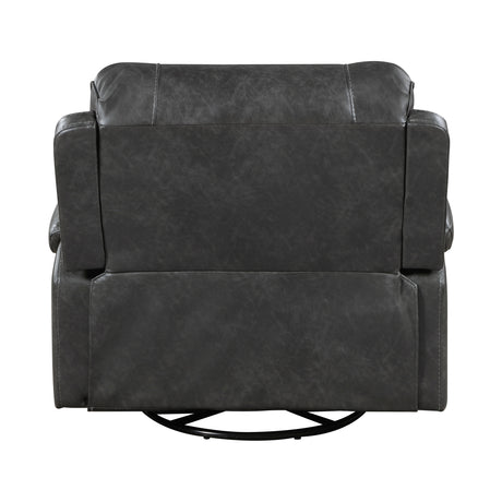 Newnan Gray Swivel Glider Reclining Chair - Ornate Home