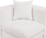 Newport Cream 114" Chenille Fabric Upholstered 4-Piece Modular Sectional - Ornate Home