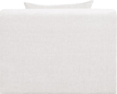Newport Cream Fabric Upholstered Modular Armless Chair - Ornate Home