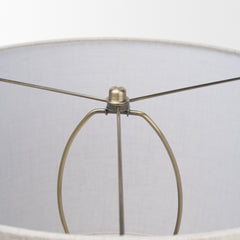 Newport Cream Woven Rope Table Lamp - Ornate Home