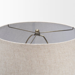 Newport Cream Woven Rope Tapered Base Floor Lamp