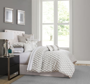 Newport Platinum Comforter Set - Ornate Home