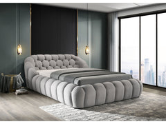 Newquay Gray Queen Bed - Ornate Home