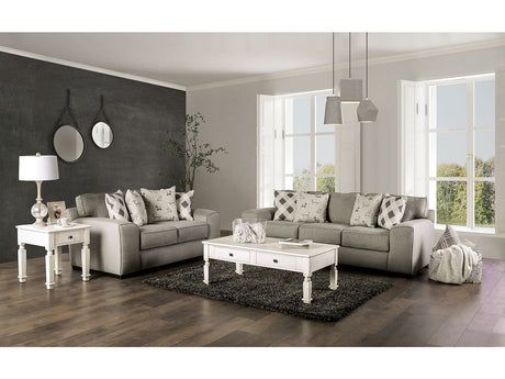Newry Gray Sofa & Loveseat - Ornate Home