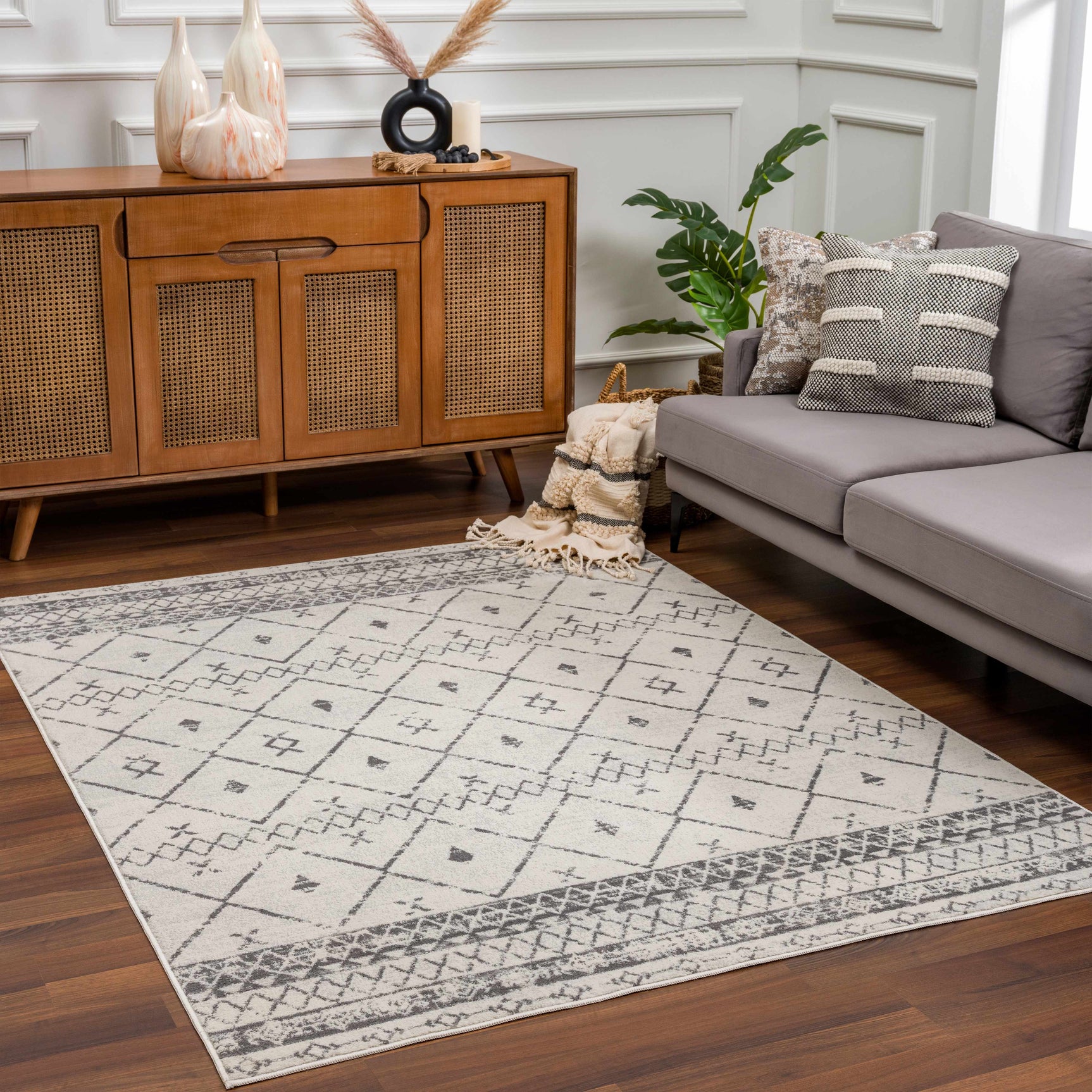 Newville Moroccan Trellis Rug - Clearance - Ornate Home