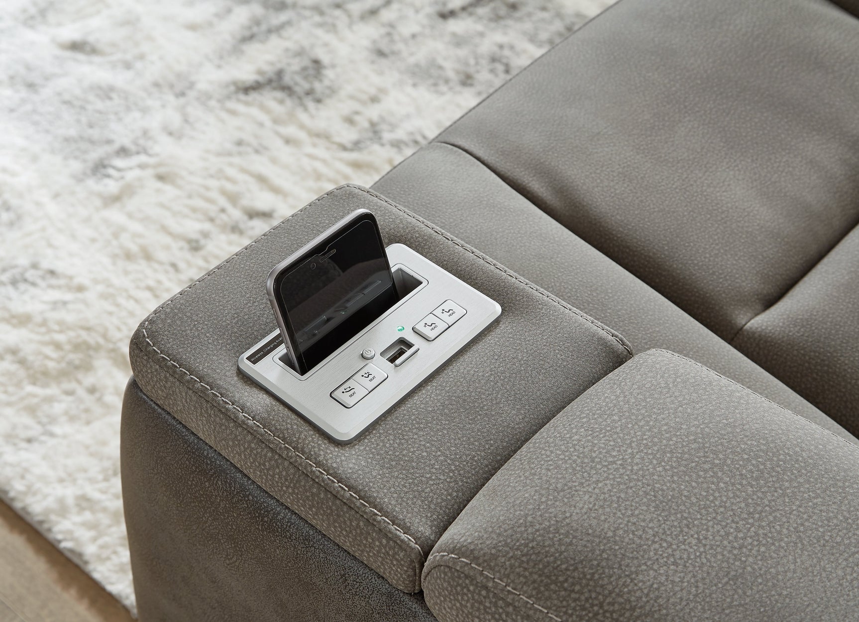 Next-Gen DuraPella Power Reclining Sofa, Loveseat and Recliner Adjustable Headrest - Ornate Home