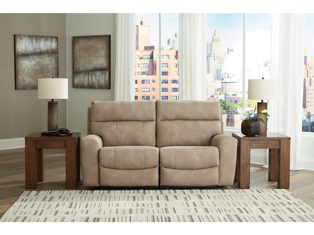 Next-Gen DuraPella Sand 2-Piece Power Reclining Sectional Loveseat (Online Special Price) - Ornate Home