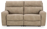 Next-Gen DuraPella Sand 2-Piece Power Reclining Sectional Loveseat (Online Special Price) - Ornate Home