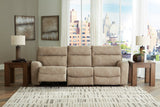 Next-Gen DuraPella Sand 3-Piece Power Reclining Sectional Sofa (Online Special Price) - Ornate Home