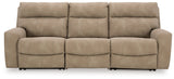 Next-Gen DuraPella Sand 3-Piece Power Reclining Sectional Sofa (Online Special Price) - Ornate Home