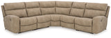 Next-Gen DuraPella Sand 5-Piece Power Reclining Sectional (Online Special Price) - Ornate Home