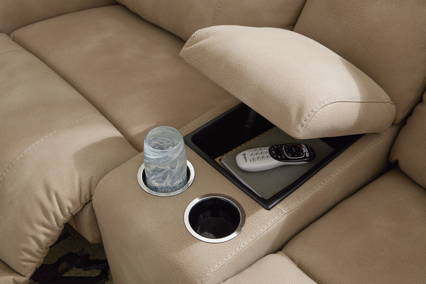 Next-Gen DuraPella Sand 5-Piece Power Reclining Sectional (Online Special Price) - Ornate Home