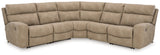 Next-Gen DuraPella Sand 5-Piece Power Reclining Sectional - Ornate Home