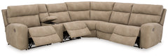 Next-Gen DuraPella Sand 6-Piece Power Reclining Sectional - Ornate Home