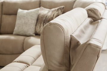 Next-Gen DuraPella Sand 6-Piece Power Reclining Sectional - Ornate Home