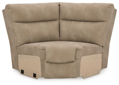 Next-Gen DuraPella Sand 6-Piece Power Reclining Sectional - Ornate Home