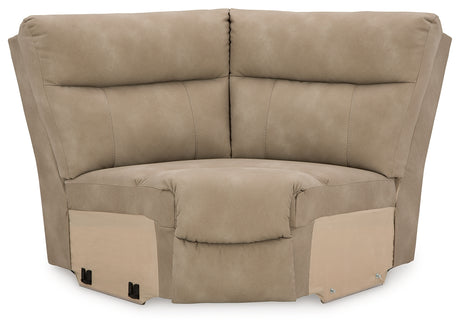 Next-Gen DuraPella Sand 6-Piece Power Reclining Sectional - Ornate Home