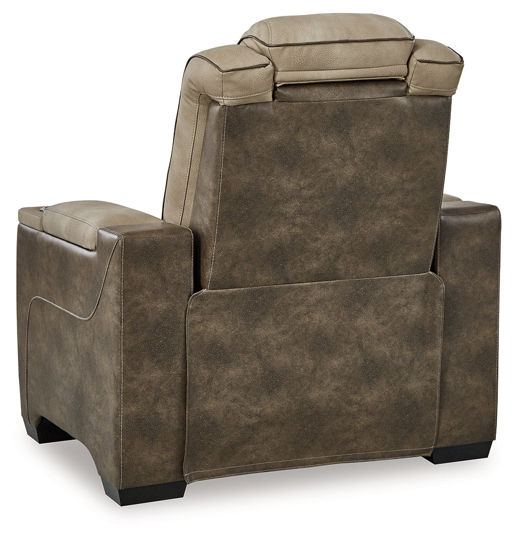 Next-Gen DuraPella Sand Power Recliner - Ornate Home