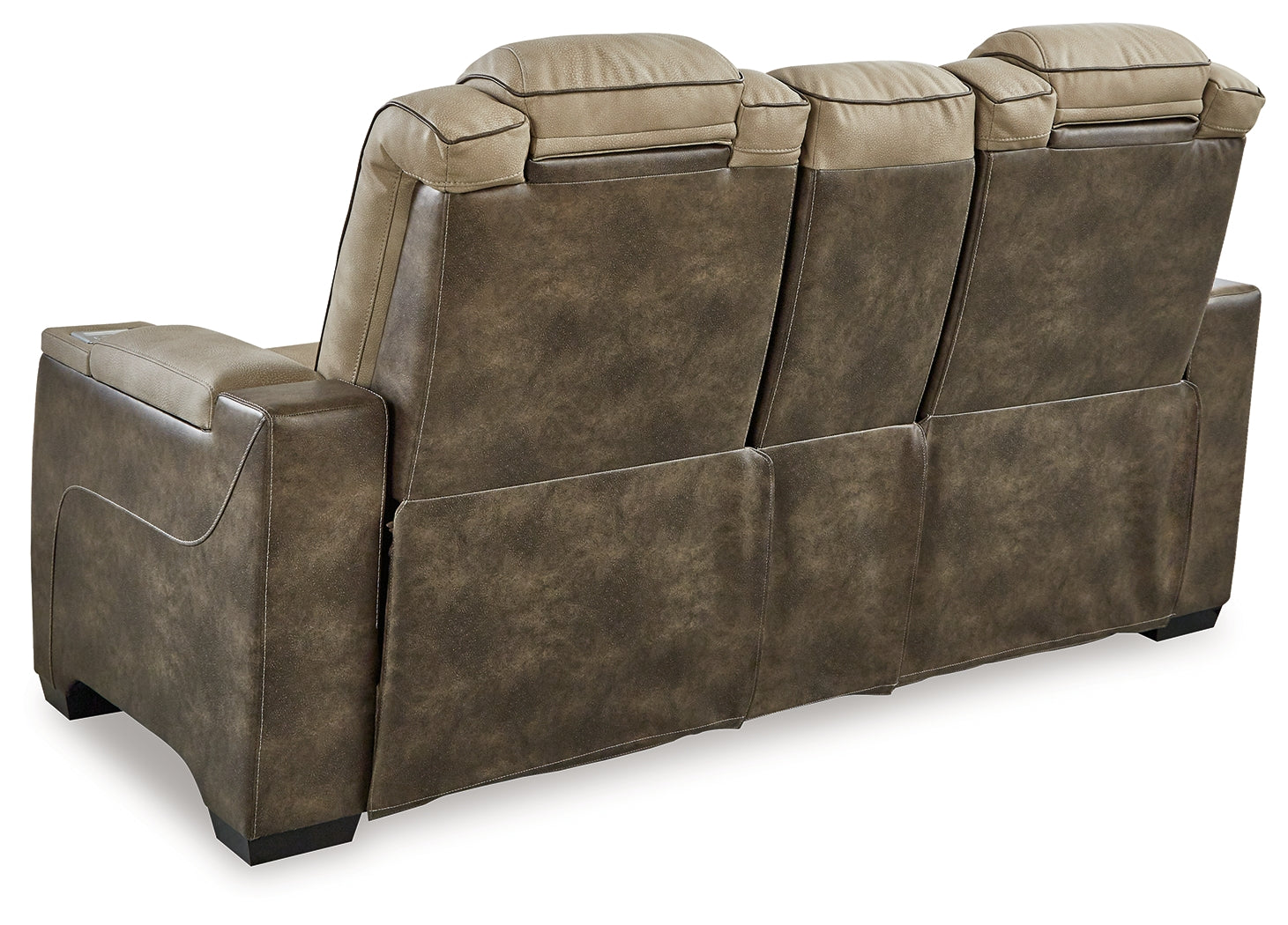 Next-Gen DuraPella Sand Power Reclining Loveseat w/ Console (Online Special Price) - Ornate Home