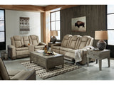 Next-Gen DuraPella Sand Power Reclining Sofa, Loveseat and Recliner (Online Special Price) - Ornate Home