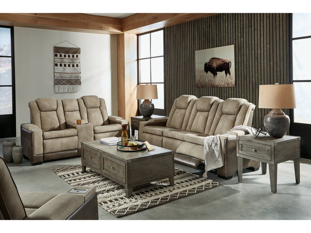 Next-Gen DuraPella Sand Power Reclining Sofa, Loveseat and Recliner (Online Special Price) - Ornate Home