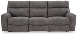 Next-Gen DuraPella Slate 3-Piece Power Reclining Sectional Sofa (Online Special Price) - Ornate Home