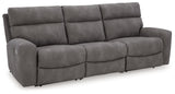 Next-Gen DuraPella Slate 3-Piece Power Reclining Sectional Sofa - Ornate Home