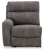 Next-Gen DuraPella Slate 4-Piece Power Reclining Sectional (Online Special Price) - Ornate Home