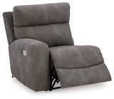 Next-Gen DuraPella Slate 4-Piece Power Reclining Sectional (Online Special Price) - Ornate Home