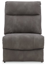 Next-Gen DuraPella Slate 4-Piece Power Reclining Sectional (Online Special Price) - Ornate Home