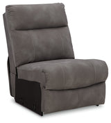 Next-Gen DuraPella Slate 4-Piece Power Reclining Sectional (Online Special Price) - Ornate Home