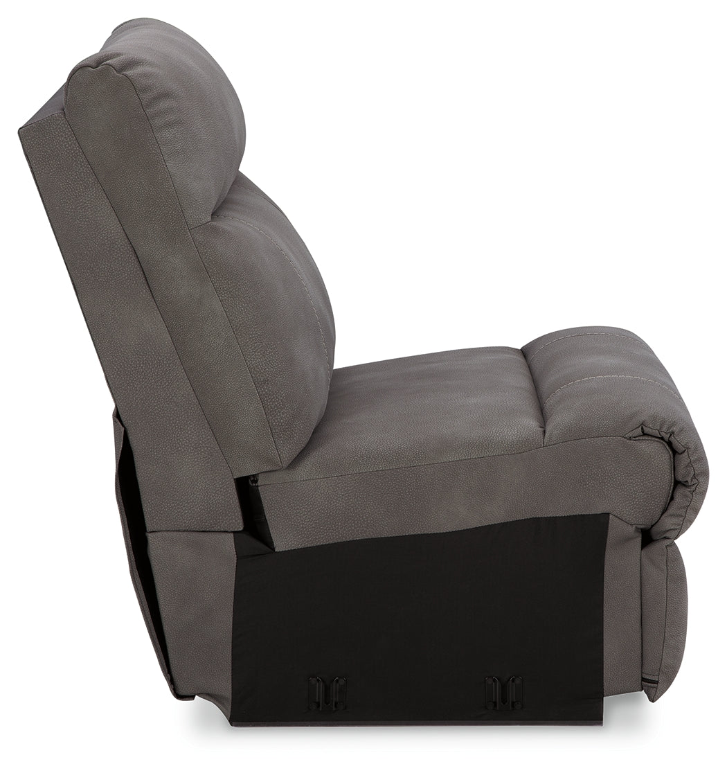 Next-Gen DuraPella Slate 4-Piece Power Reclining Sectional (Online Special Price) - Ornate Home