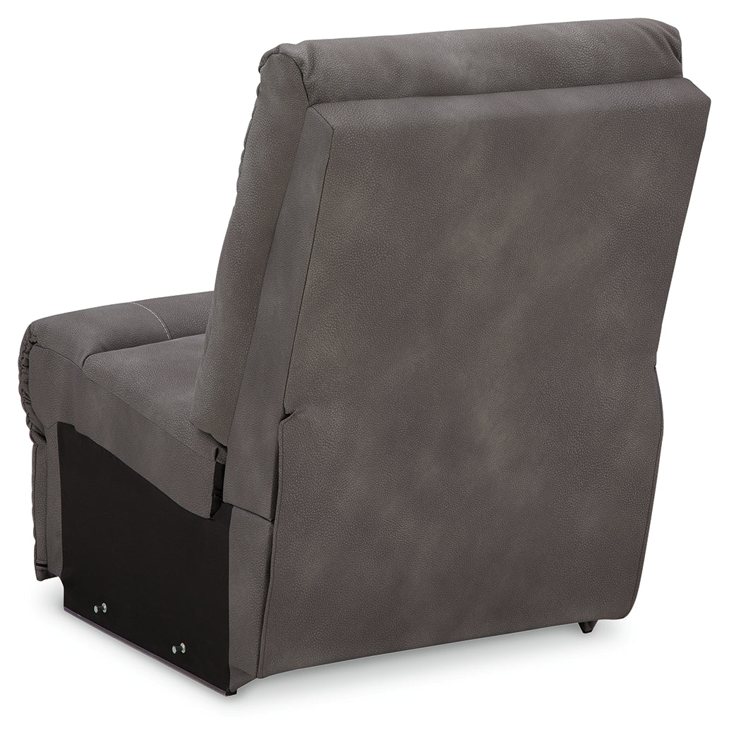 Next-Gen DuraPella Slate 4-Piece Power Reclining Sectional (Online Special Price) - Ornate Home