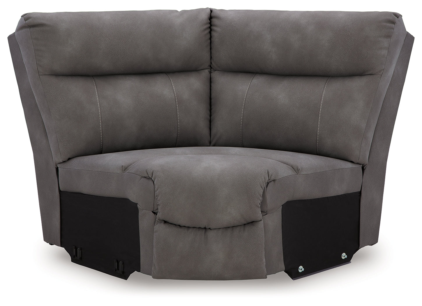 Next-Gen DuraPella Slate 5-Piece Power Reclining Sectional (2 armless chairs) - Ornate Home
