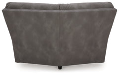 Next-Gen DuraPella Slate 5-Piece Power Reclining Sectional (2 armless chairs) - Ornate Home