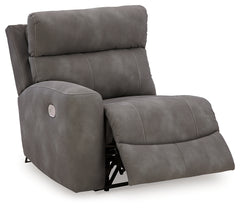 Next-Gen DuraPella Slate 5-Piece Power Reclining Sectional (console) - Ornate Home